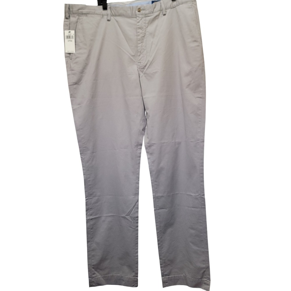 Polo Ralph Lauren Classics 3 Stretch Classic Fit Grey Mens Pants 42TX36 NWT $125
